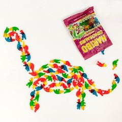 HARIBO Gummi Candy, Dinosaurs, 5 oz. Bag 5 Ounce (Pack of 1), Multicolor
