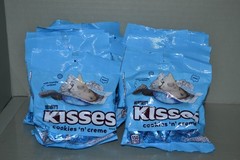 (12) Hershey’s Kisses Special Edition Cookies N Cream Kisses, 2.2 oz Each, 11/26