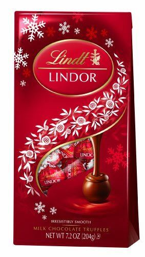 Lindt LINDOR Milk Chocolate Holiday Truffle 7.2 Ounce