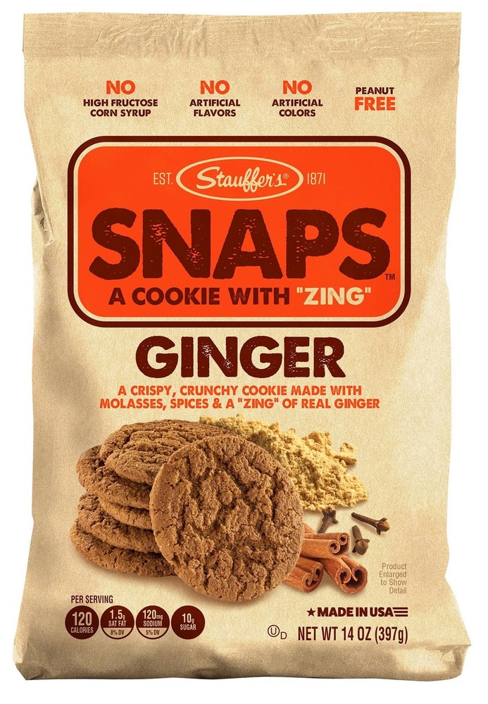 Stauffer Cookie Ginger Snap, Original, 14 oz