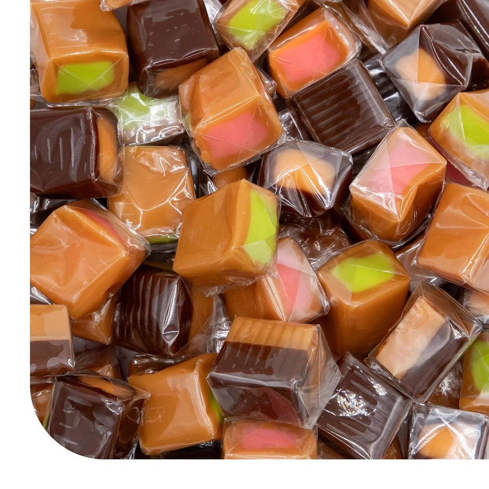 Caramel Candy Mix – 2 Pound Pack 150 Count – Filled Creamy Caramels Individually