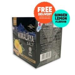 1 X Box 12 Packs Himalaya Salt Sport Candy Ginger Lemon Flavour Throat Soothing