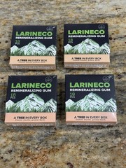4 LOT Larineco Remineralizing Peppermint Gum w/ Nano Hydroxyapatite & Xylitol