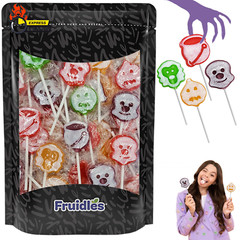Halloween Ghost Tattoo Lollipop Suckers Candy, Great for Goody Party Bag Fillers