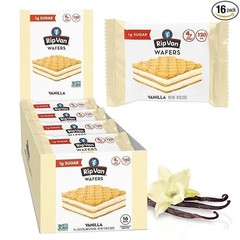 Rip Van Wafer Vanilla Keto Snacks Vegan Low Carb & Low Sugar 16 Count BB 1/23/26
