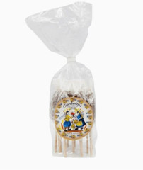 La Maison d’Armorine, Choco-Salted Caramel French Sucettes (Lollipops) 12 Pieces