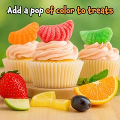 Fruit Slices – 2 Pound Bulk Pack (65 Count) – Assorted Fruit Jelly Candy – Un…