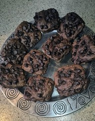 Fudgy Brownies. BLACK BEAN. SUGAR-FREE. Individually Wrapped. ONE Dozen. Vegan
