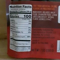 6 PANDA Natural Strawberry Licorice Vegan Fat- Free Kosher Non-GMO 7oz twizzlers