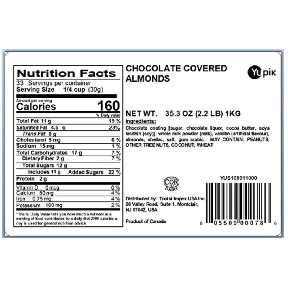 Indulgent Milk Chocolate Almonds – 35.2 oz