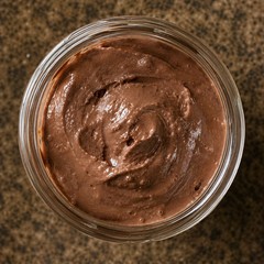 6 Pack Chocolate Spoon Fudge In Glass Jar 16 Oz Jar With Spoon And Lid (6 jars)