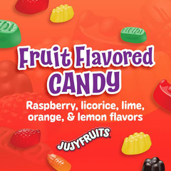 New 1 Pc Wonka Jujyfruits Gummy Candy Assorted Gummy Candy 12 Oz Resealable Bag