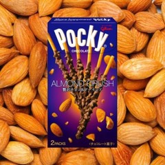 Pocky Almond Crush Chocolate Flavor Glico Biscuit Sticks Snacks Set 6 / 9 / 12