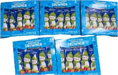 Nucita Chocolatey Covered Marshmallow Snowmen 5 Boxes 1.76 oz Christmas Candy