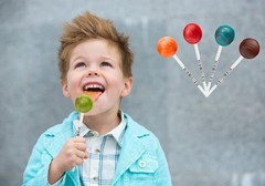 CHARMS Blow Pop Assorted, Bubbled Gum Filled Lollipops, Bulk Candy (2 Pounds)
