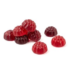 Berry Red Gummi Raspberries – Soft Chewy Fruity Candy | Holiday & Party Treats