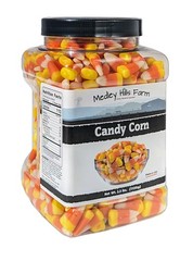 Candy Corn by Medley hills farm 2.5 Lbs. in Reusable 4.5″ x 4.25″ x 6.75″