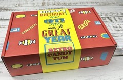 Retro Candy Yum 1976 49th Birthday Nostalgic Childhood Candy Gift Box