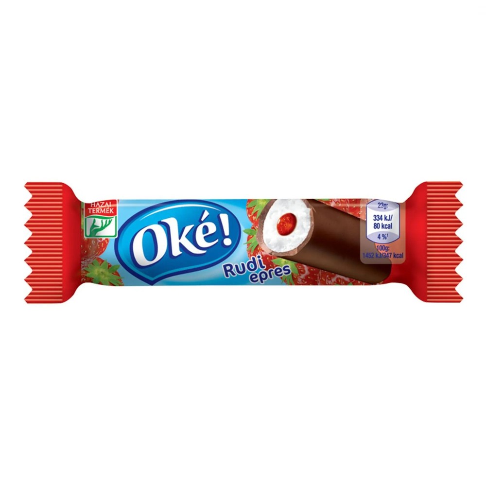 120x Oké! Túró Rudi with Strawbery Jam Filling 23g / 0.8oz