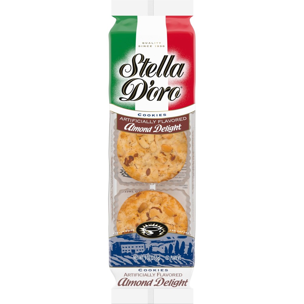 Stella D’oro Cookies, Almond Delight, Vegetarian & Kosher, 9 Oz