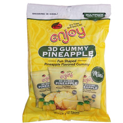 Enjoy 3D Pineapple Gummy Candy – 8 Pack Multipack, Fun Shaped, Sharing is Cool!