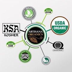 Artisana Organics Hazelnut Cacao Spread, 9.5 oz | USDA Organic, No Palm Oil, …