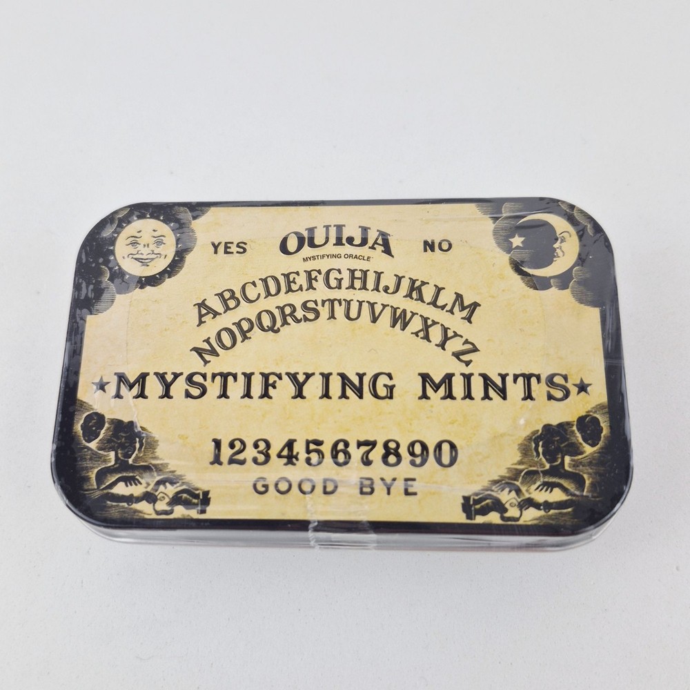 Ouija Board “Mystifying Mints” 1.5oz Collectible Candy Tin Embossed Retro Design