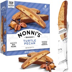 , Turtle Pecan Biscotti, 6.88 Ounce
