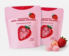 Trader Joe’s Strawberry Mini Mochi Gummies 4 pack Expiration 07/2027