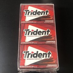 Trident Cinnamon Sugar Free Gum, 12 Packs of 14 Pieces (168 Total Pieces)