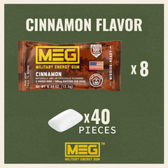 – Military Energy Gum | 100Mg of Caffeine per Piece + Increase Energy + Boost Ph