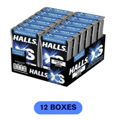Halls XS Mentholyptus Sugar Free Fresh Breath Cool Thai Candy 12.6 g x 12