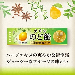 Lotte Throat Drops (11 Pieces x 10 packs) b124-9