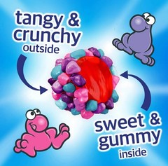 NERDS Gummy Clusters – Caramel and Very Berry, Crunchy and Chewy, 18.5 oz Bag