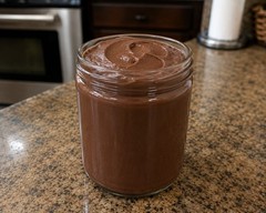6 Pack Chocolate Spoon Fudge In Glass Jar 16 Oz Jar With Spoon And Lid (6 jars)