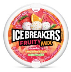 NEW! 4x Packs Ice Breakers Tin Fruity Mix – 1.5oz Each