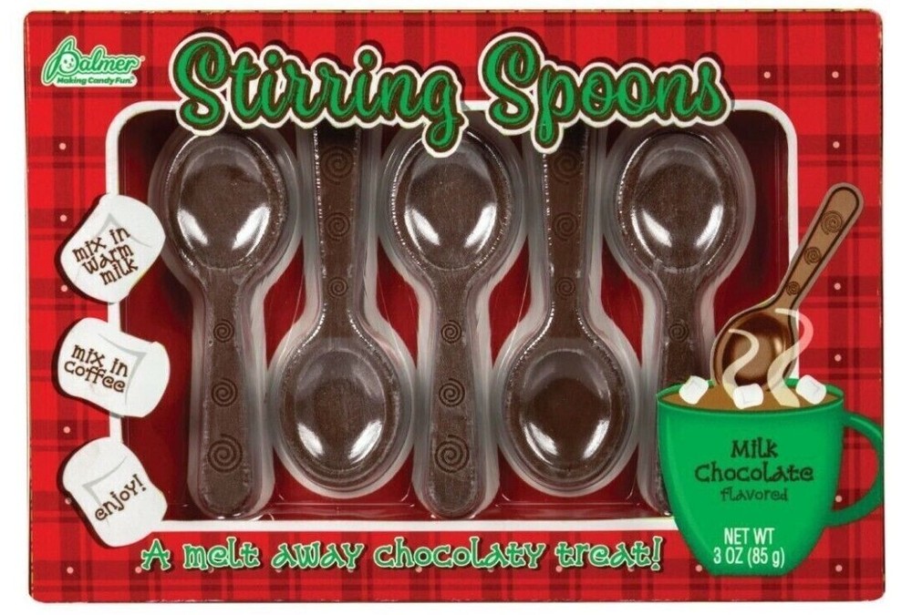 NEW Chocolate & candy cane spoons hot cocoa bombs marshmallows candy cup U PICK