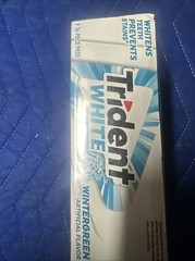 Trident White Wintergreen Sugar Free Gum, 36 Packs of 16 Pieces, New!!!