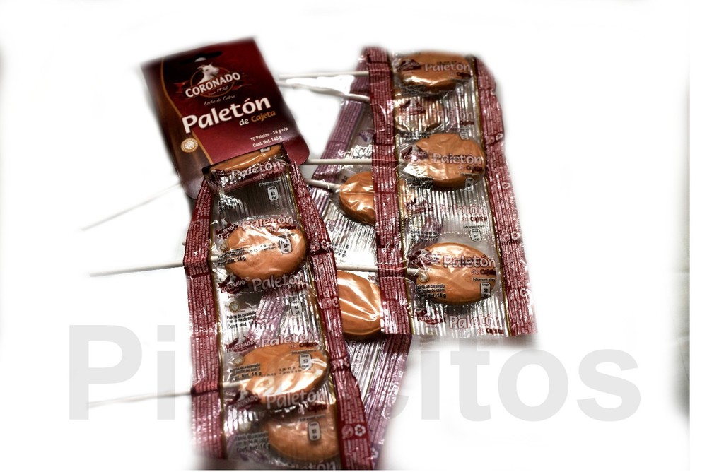 Paleton de Cajeta Coronado – 30 pieces strip package Mexican Candy Dulces