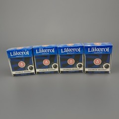 NEW 4 Boxes of Läkerol Lakerol Licorice SeaSalt Sugar-Free EXP 07/12/2027