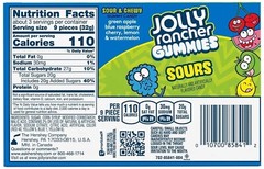 2x Jolly Rancher Acid Candy Aroma 99g Sour & Mellow Gummy Theatre Box