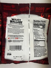 Wiley Wallaby Hot Cinnamon Licorice, Fat Free, Vegan, Kosher, 2 Bags 4 oz
