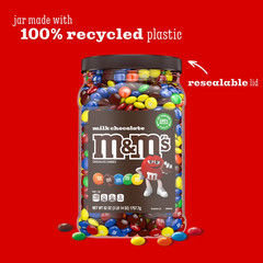 M&M’s Milk Chocolate Candy – 2 Pack Bundle (62 oz Each, Total 124 oz)