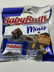 🍫 Baby Ruth Bite Size Chocolate Candy Bars Minis FRESH BAG – Comb.SHIP +$1/ea