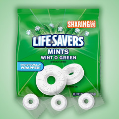 Wint-O-Green Breath Mints Hard Candy, Sharing Size – 13 Oz