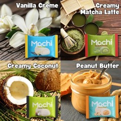 Generic Japanese Mochi Daifuku Assorted Flavors 48 8 Variety Pack Peanut Butter