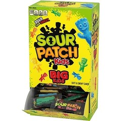 Sour Patch Kids Big Individually Wrapped Soft and Chewy Candy, 240 Count