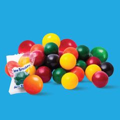 Jaw Breakers – 2 Pound Bulk Pack (About 170 Count) – Assorted Fruit Hard Candy –