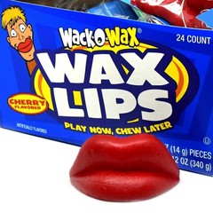 Cherry Wax Lips 24-Count Box 12 oz Wack-O-Wax