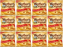 12 WERTHERS Original Butter Cream Candies Sweets Bags 135g 4.7oz